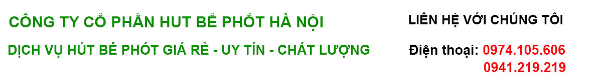 Hút bể phốt giá rẻ nhất