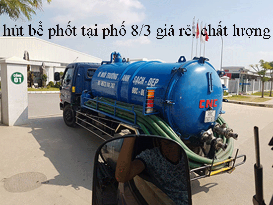 Bạn Chọn Hút Bể Phốt Tại Phố 8/3 Giá Rẻ, Chất Lượng