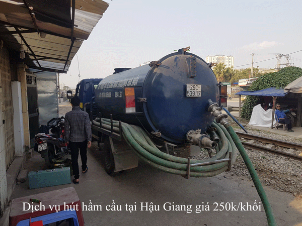 Dịch Vụ Hút Hầm Cầu Tại Hậu Giang Giá Rẻ 250k