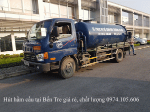 Hút hầm cầu tại Bến Tre giá rẻ, chất lượng 0974.105.606