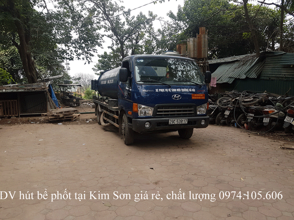 DV Hút Bể Phốt Tại Kim Sơn Giá Rẻ, Chất Lượng 0974.105.606