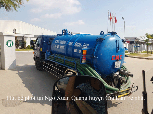 Hút Bể Phốt Tại Ngô Xuân Quảng Huyện Gia Lâm Rẻ Nhất