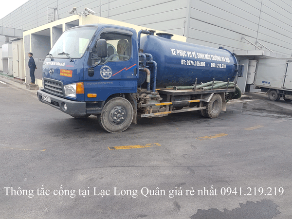 Thông tắc cống tại Lạc Long Quân giá rẻ nhất 0941.219.219